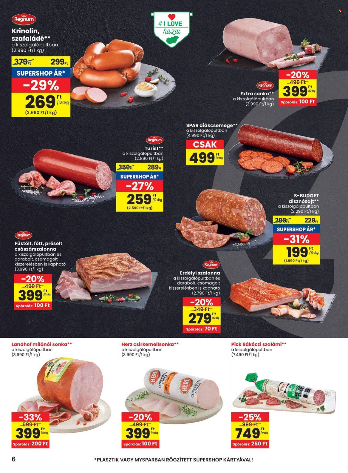 SPAR akciós újságok - 2024.09.26 - 2024.10.02. Oldal 6