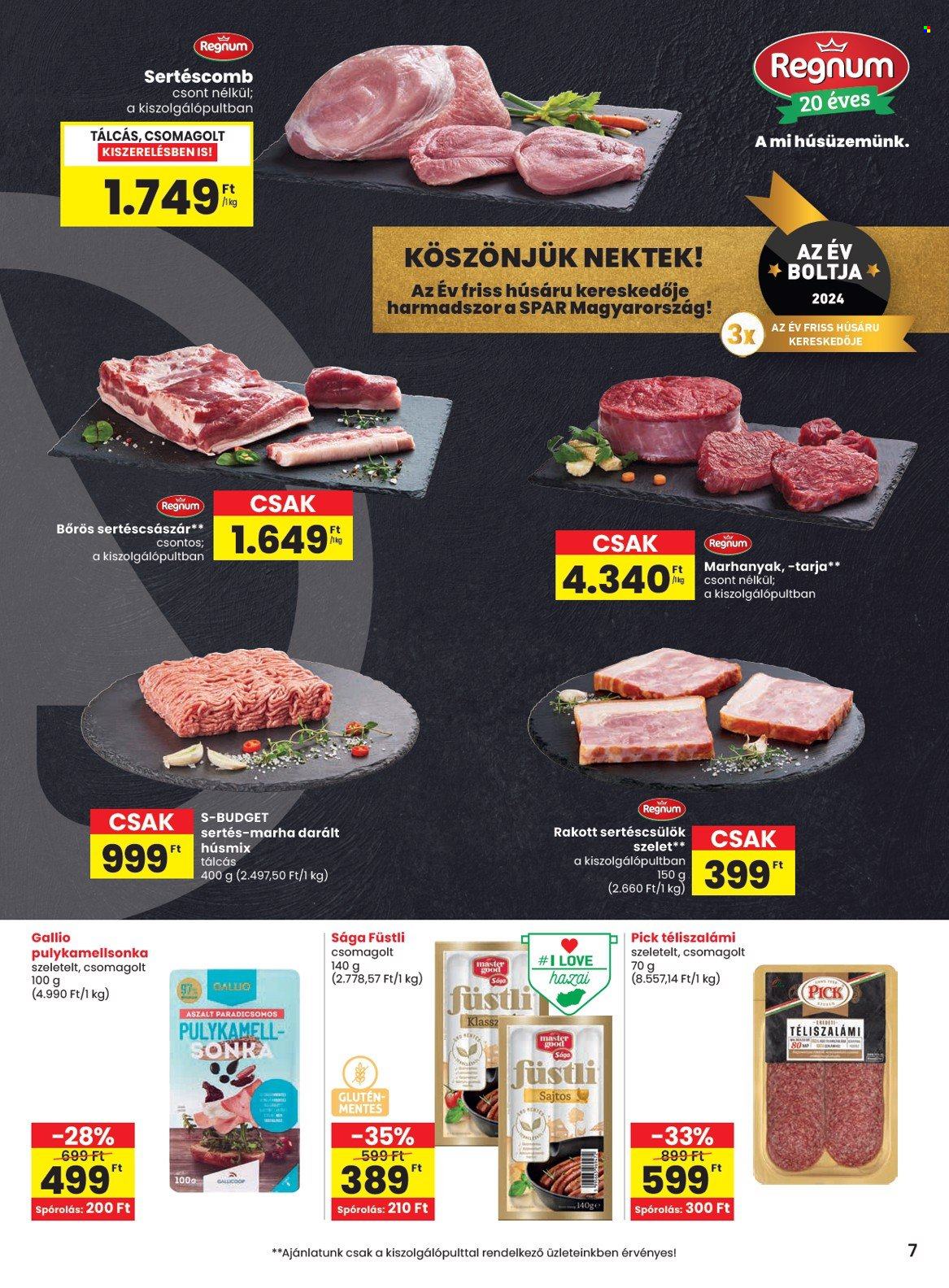 SPAR akciós újságok - 2024.09.26 - 2024.10.02. Oldal 7