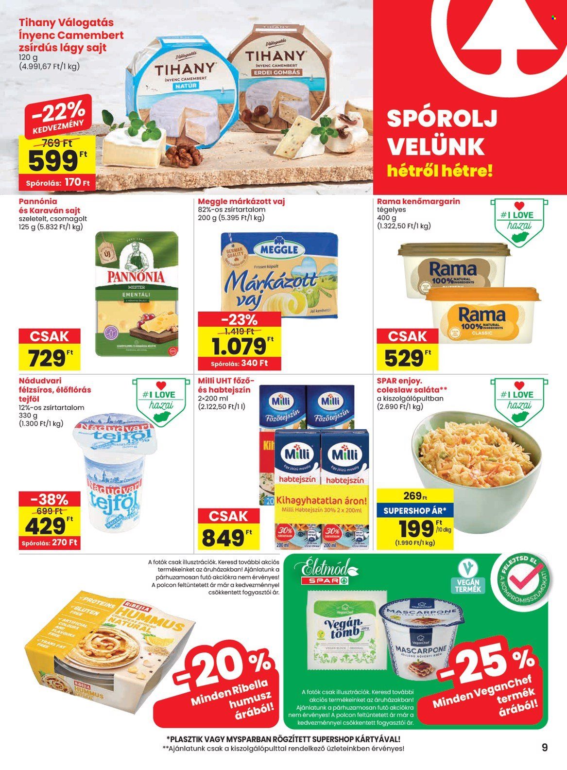 SPAR akciós újságok - 2024.09.26 - 2024.10.02. Oldal 9