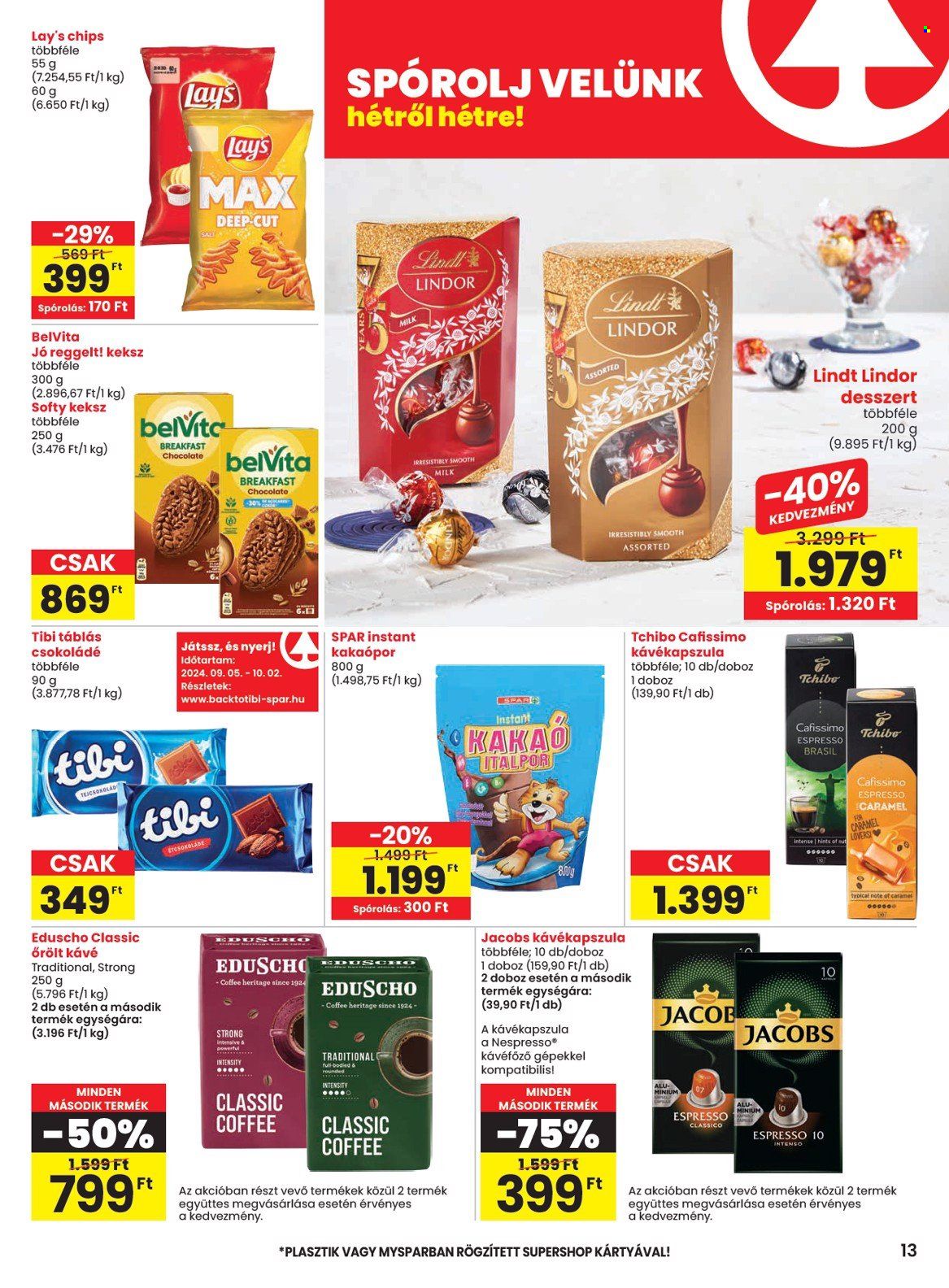 SPAR akciós újságok - 2024.09.26 - 2024.10.02. Oldal 13