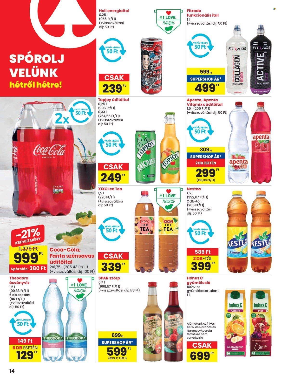 SPAR akciós újságok - 2024.09.26 - 2024.10.02. Oldal 14