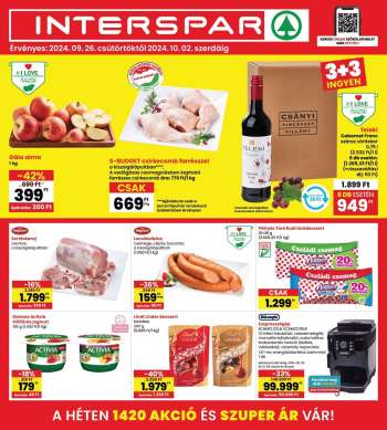 Újság INTERSPAR - 2024.09.26 - 2024.10.02.