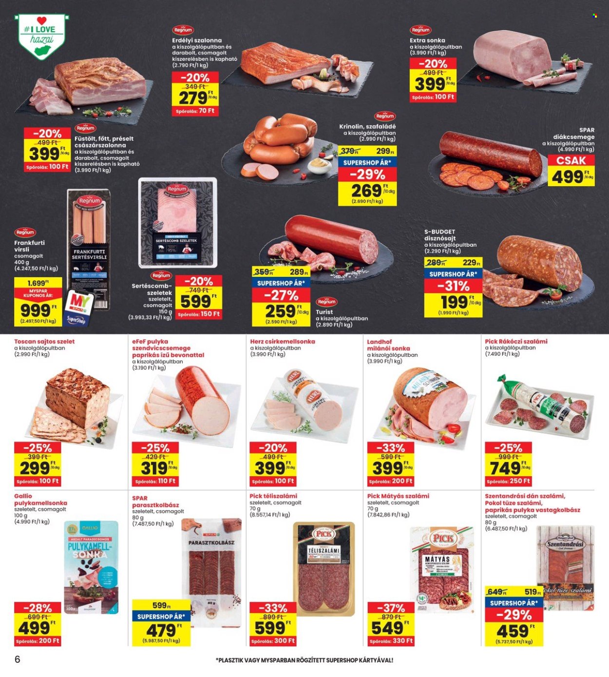 INTERSPAR akciós újságok - 2024.09.26 - 2024.10.02. Oldal 6