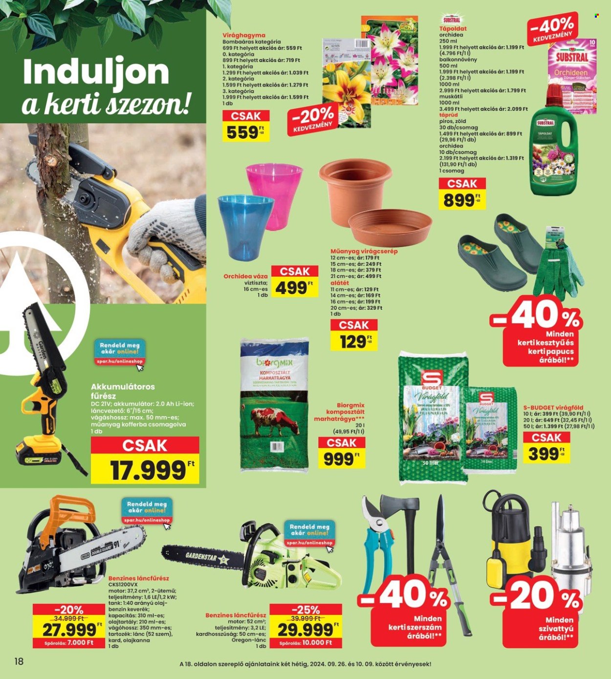 INTERSPAR akciós újságok - 2024.09.26 - 2024.10.02. Oldal 18