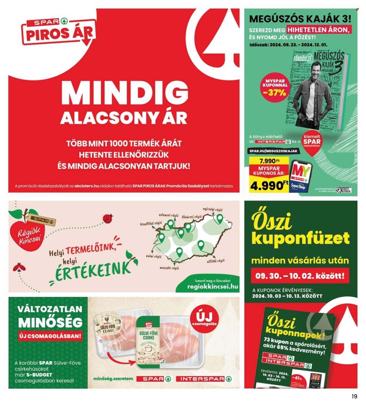 INTERSPAR akciós újságok - 2024.09.26 - 2024.10.02. Oldal 19