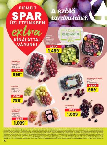 Újság SPAR - 2024.09.26 - 2024.10.02.