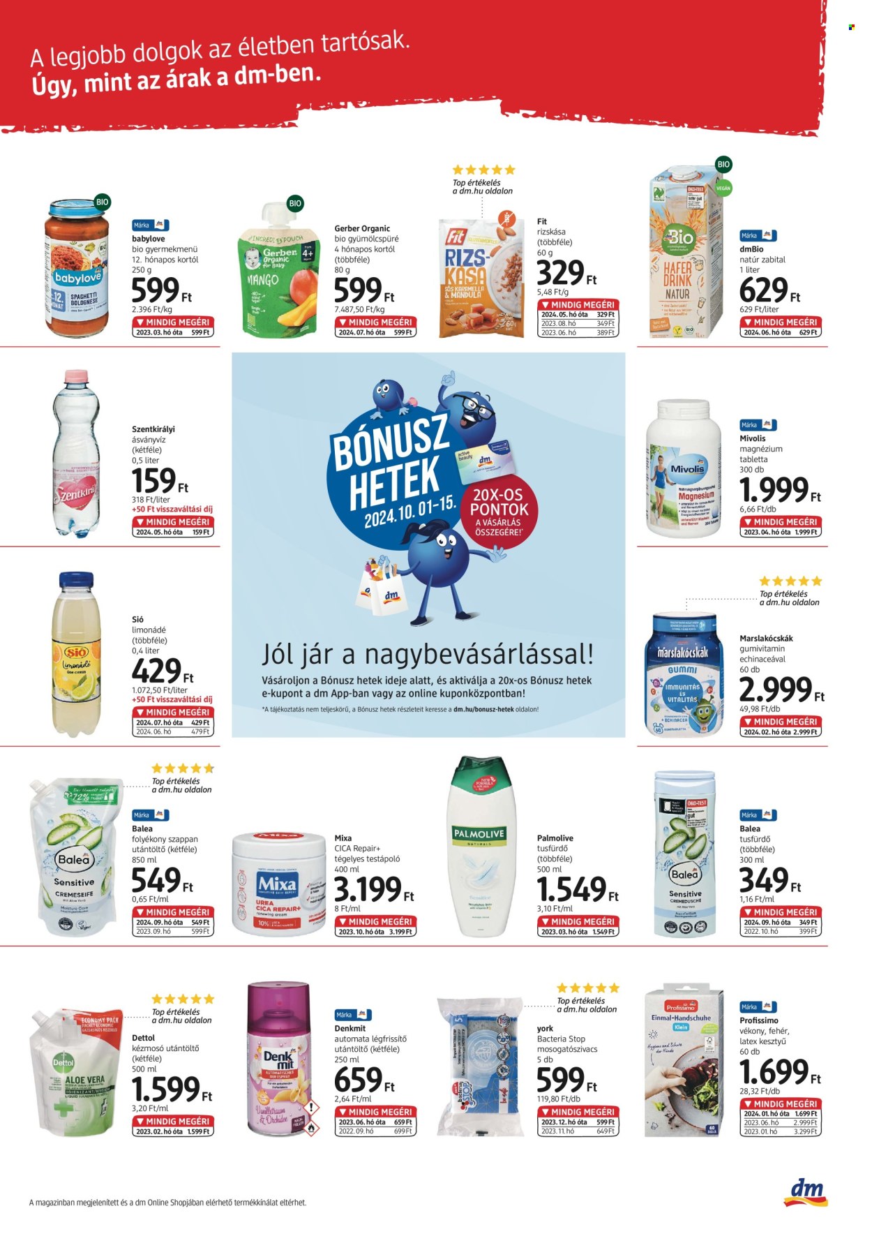 dm drogerie markt akciós újságok. Oldal 3