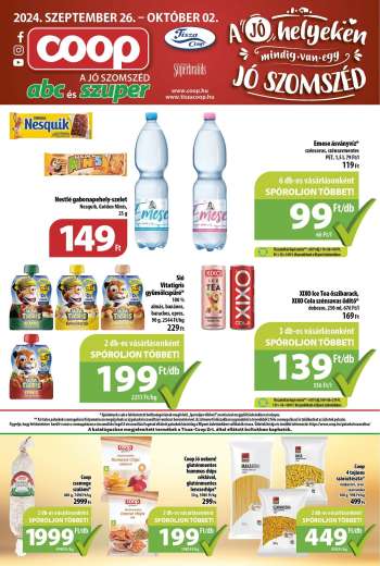 Újság Coop - 2024.09.26 - 2024.10.02.