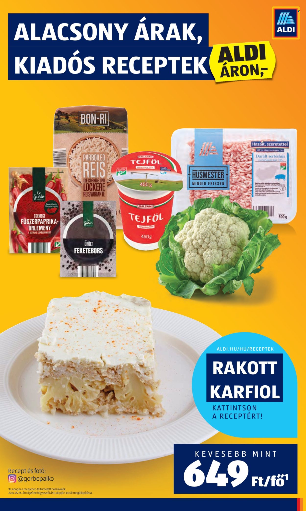 Aldi akciós újságok - 2024.09.26 - 2024.10.02. Oldal 9