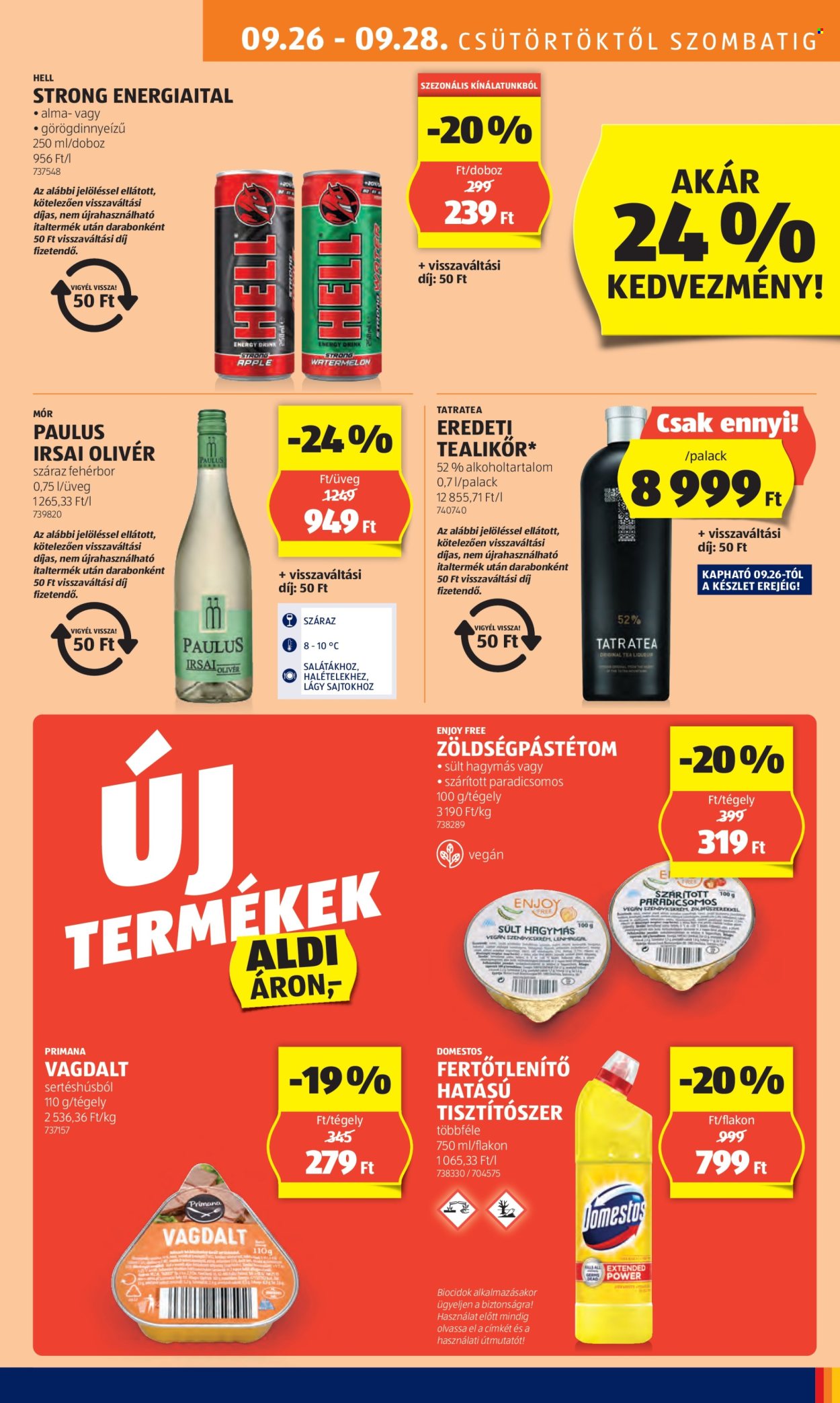 Aldi akciós újságok - 2024.09.26 - 2024.10.02. Oldal 13