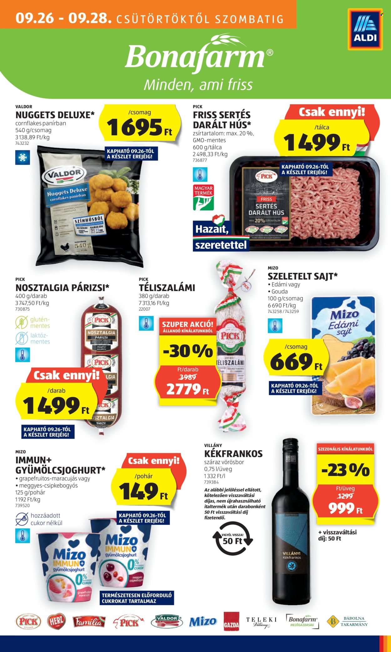 Aldi akciós újságok - 2024.09.26 - 2024.10.02. Oldal 15