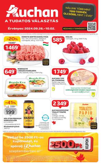 Újság Auchan - 2024.09.26 - 2024.10.02.