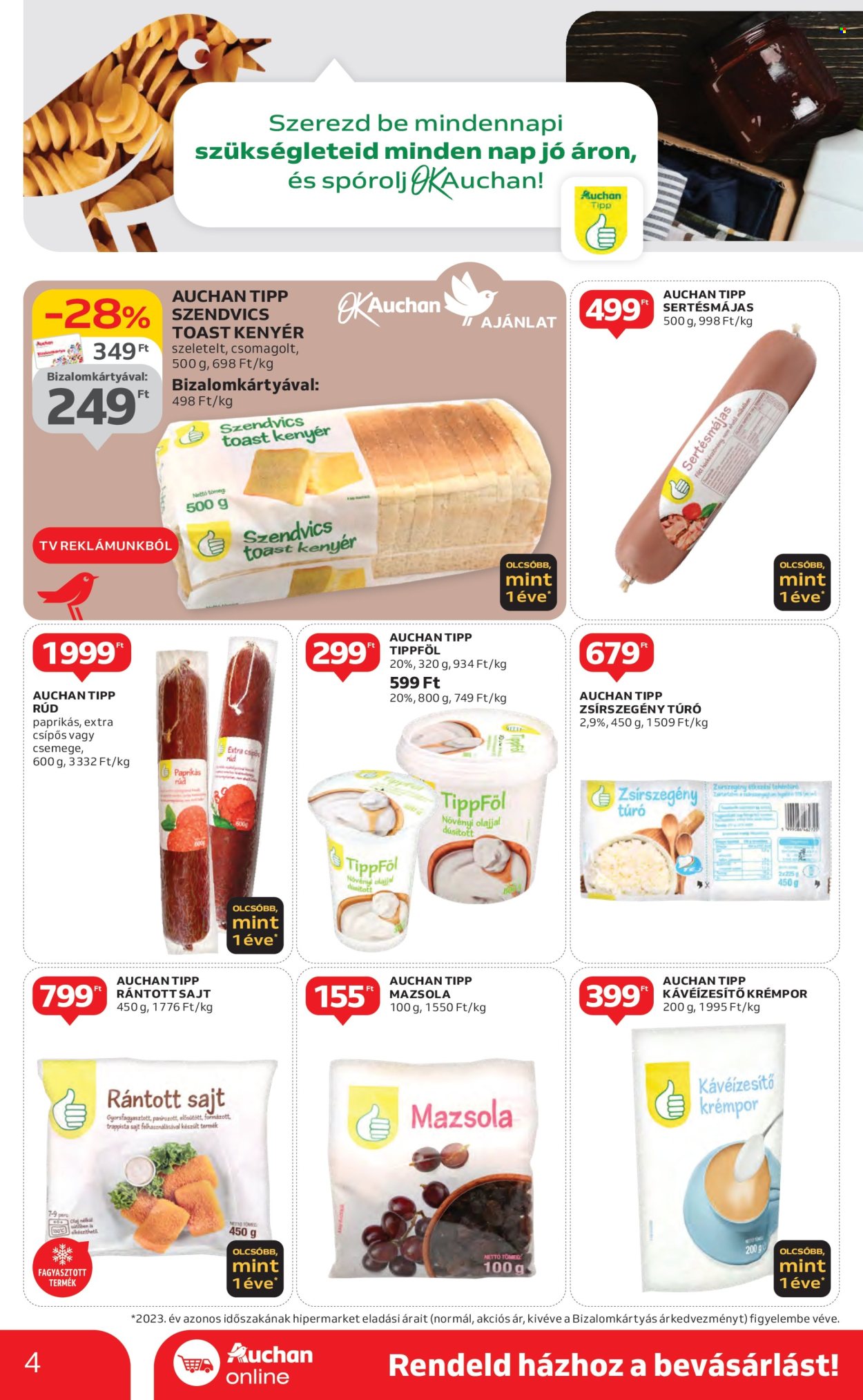 Auchan akciós újságok - 2024.09.26 - 2024.10.02. Oldal 4