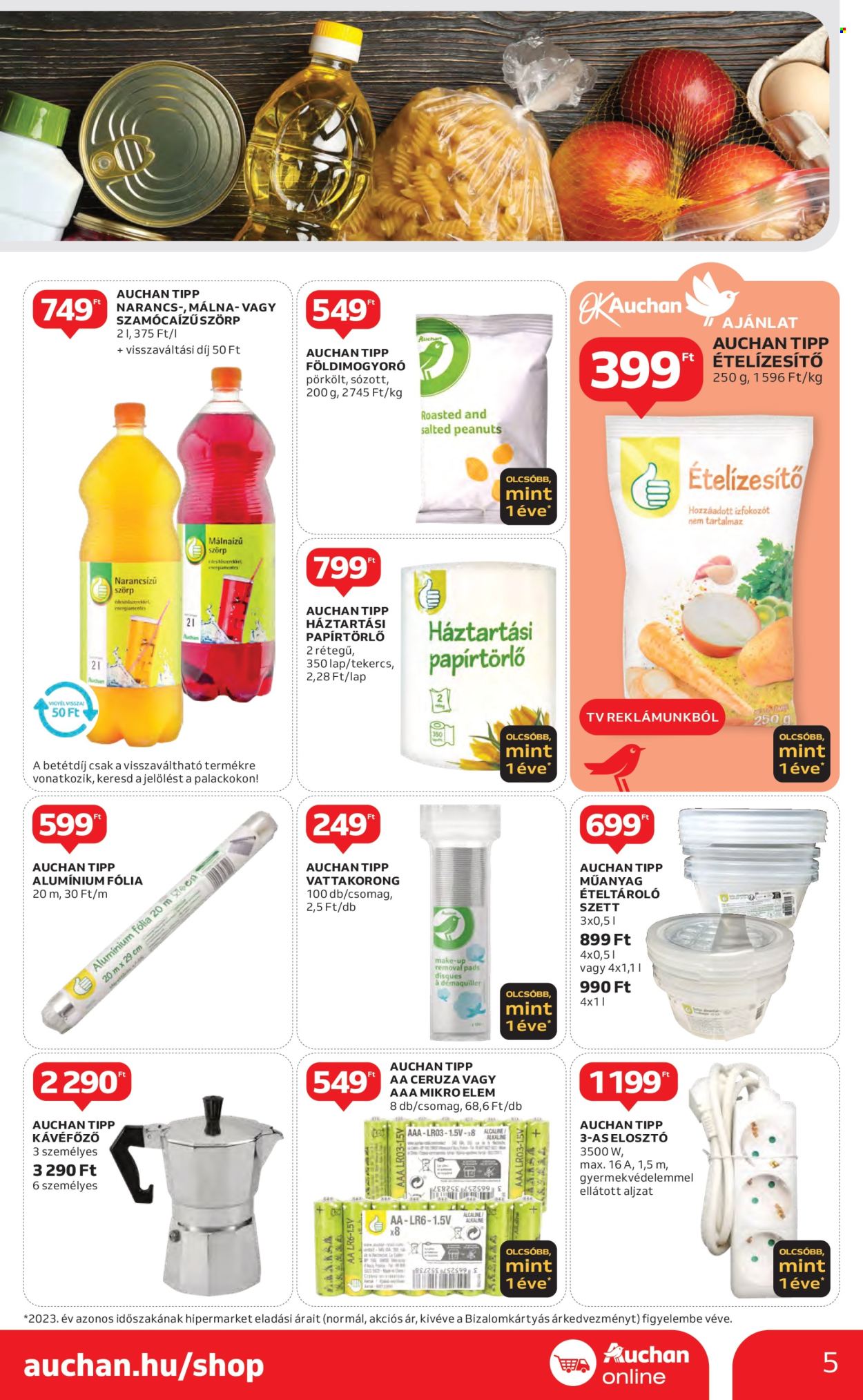 Auchan akciós újságok - 2024.09.26 - 2024.10.02. Oldal 5