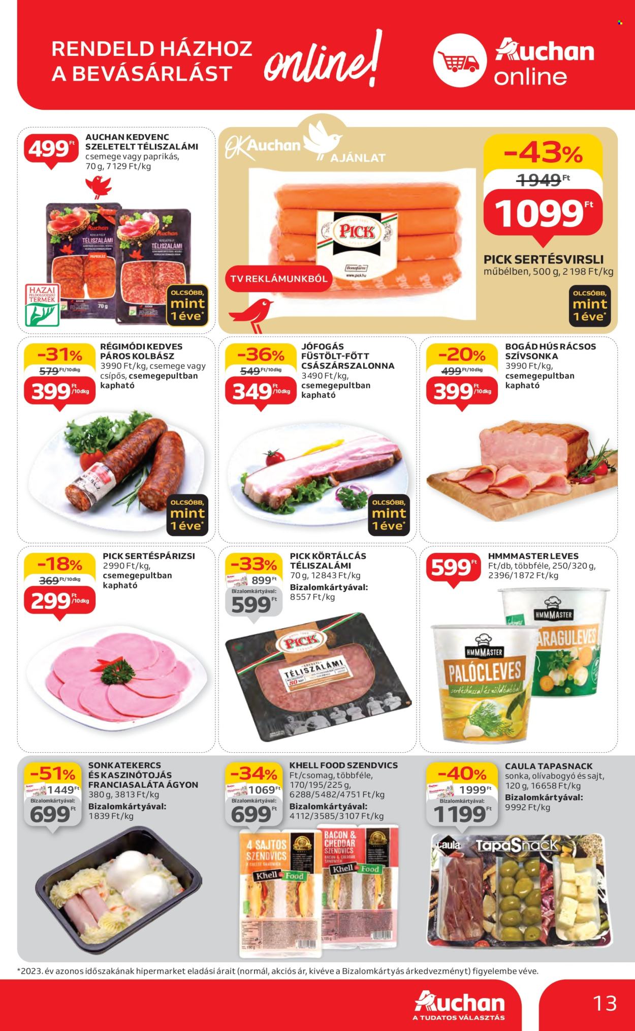 Auchan akciós újságok - 2024.09.26 - 2024.10.02. Oldal 13