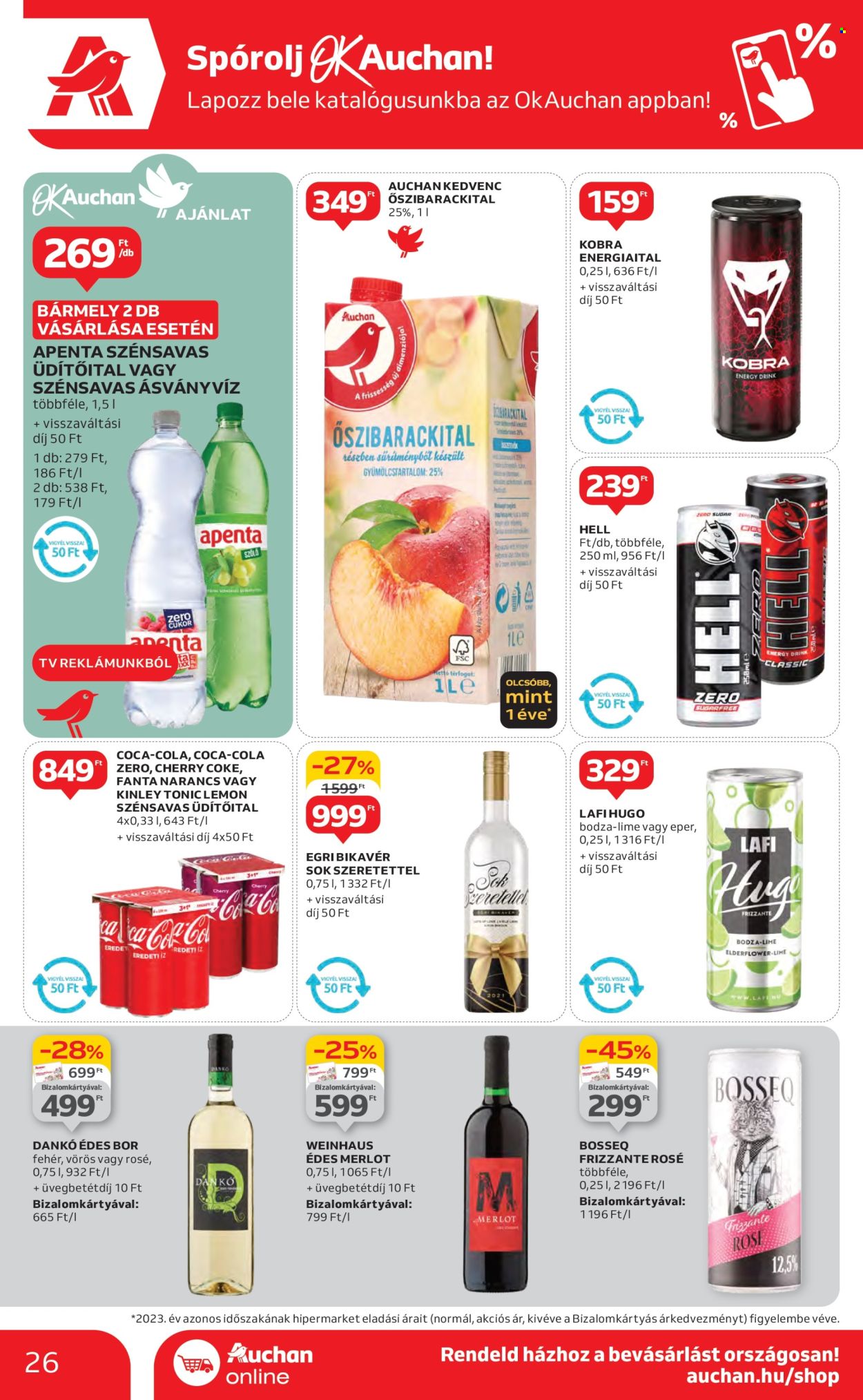 Auchan akciós újságok - 2024.09.26 - 2024.10.02. Oldal 26