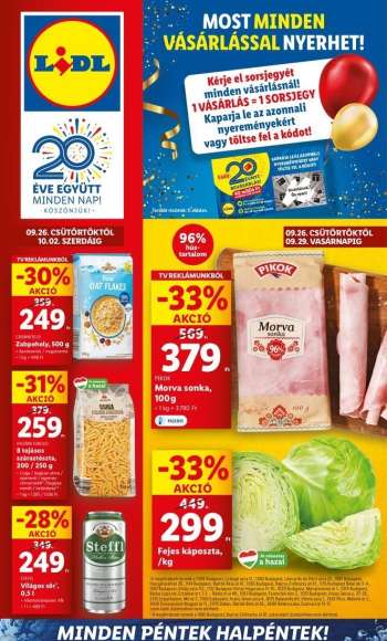 Újság Lidl - 2024.09.26 - 2024.10.02.