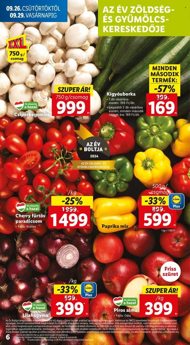 Lidl akciós újságok - 2024.09.26 - 2024.10.02. Oldal 6