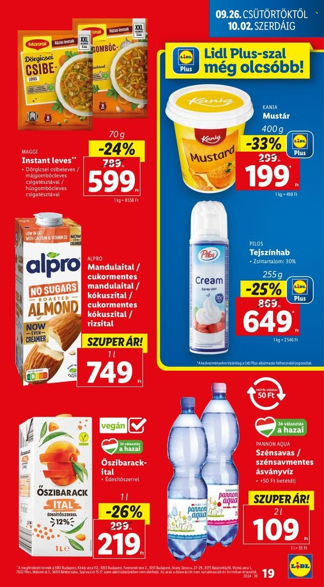 Lidl akciós újságok - 2024.09.26 - 2024.10.02. Oldal 19