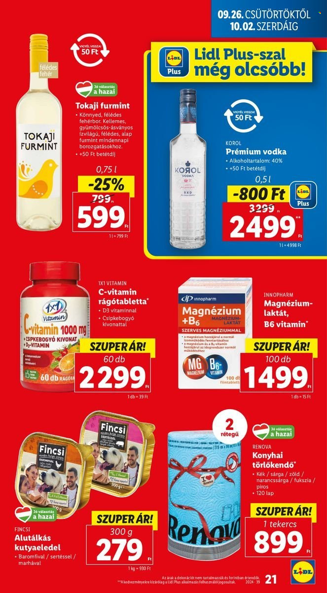 Lidl akciós újságok - 2024.09.26 - 2024.10.02. Oldal 21