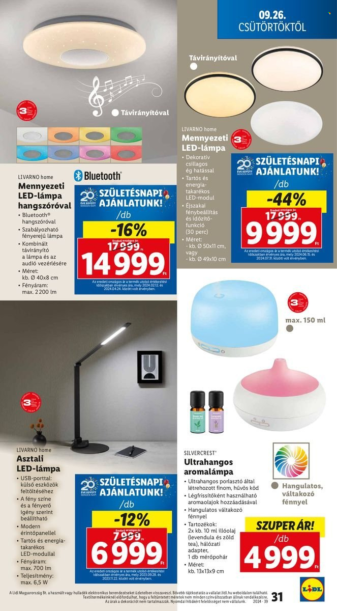 Lidl akciós újságok - 2024.09.26 - 2024.10.02. Oldal 31
