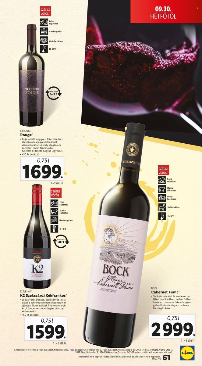 Lidl akciós újságok - 2024.09.26 - 2024.10.02. Oldal 63