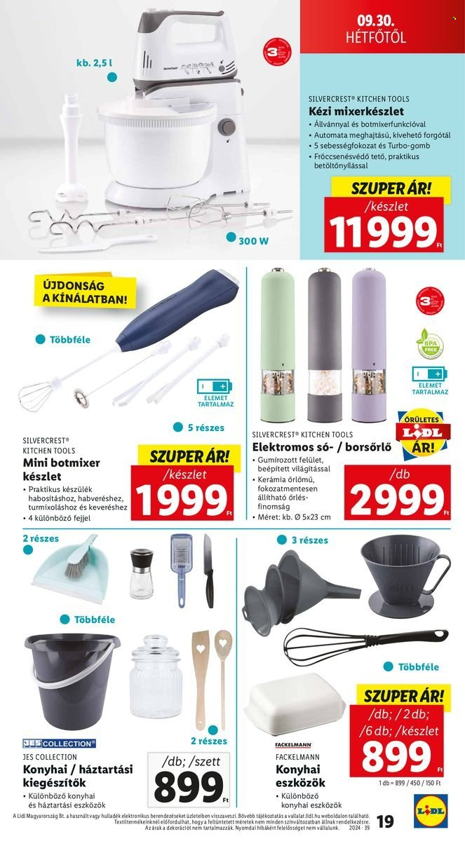 Lidl akciós újságok - 2024.09.26 - 2024.10.02. Oldal 19