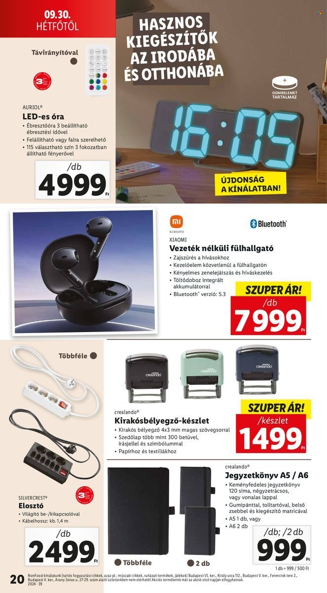 Lidl akciós újságok - 2024.09.26 - 2024.10.02. Oldal 20