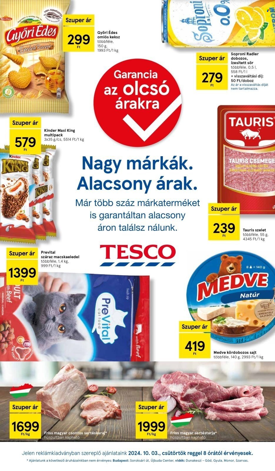TESCO akciós újságok - 2024.10.03 - 2024.10.09. Oldal 1