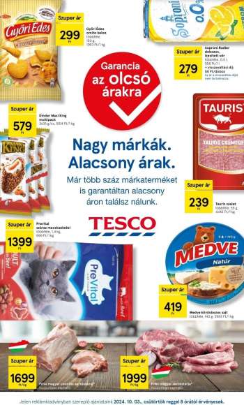 Újság TESCO - 2024.10.03 - 2024.10.09.
