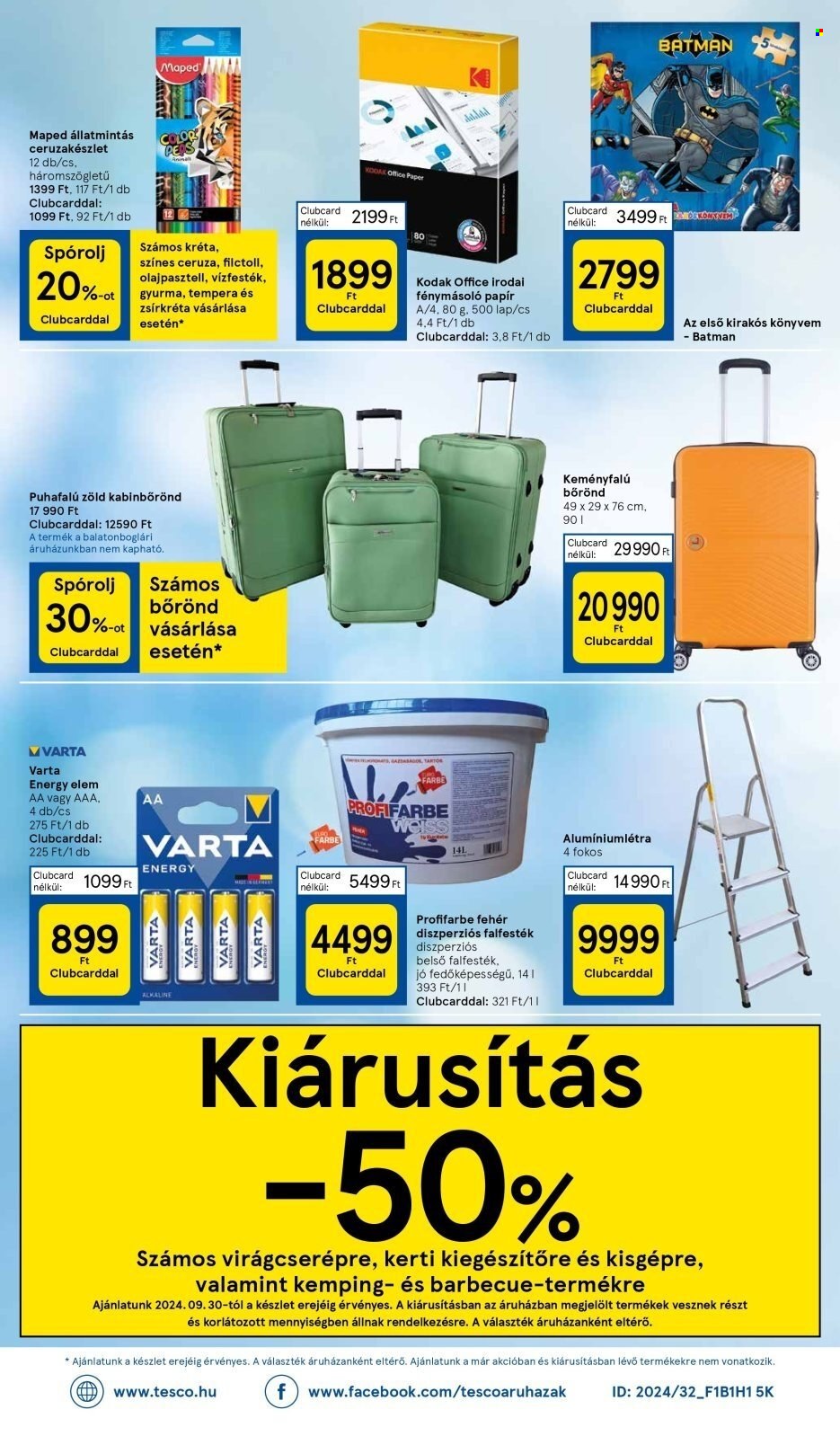 TESCO akciós újságok - 2024.10.03 - 2024.10.09. Oldal 32