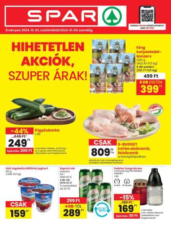 Újság SPAR - 2024.10.03 - 2024.10.09.