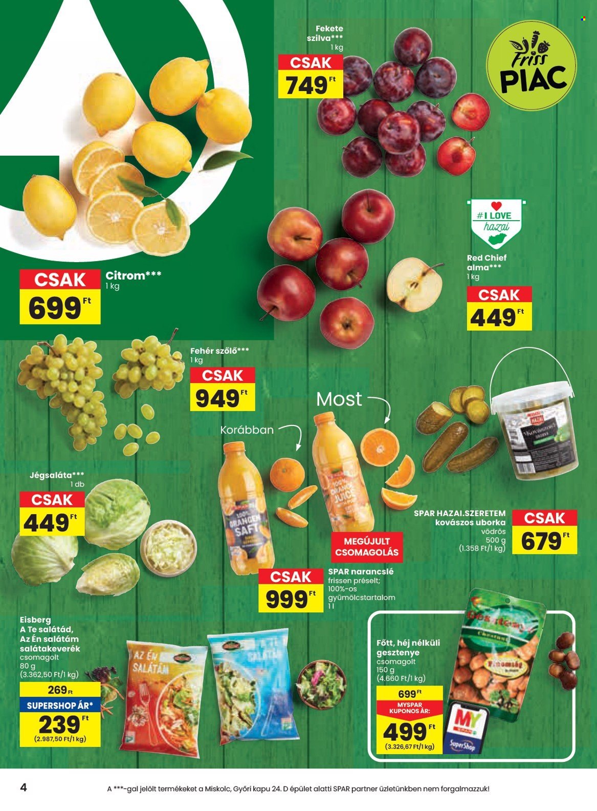 SPAR akciós újságok - 2024.10.03 - 2024.10.09. Oldal 4