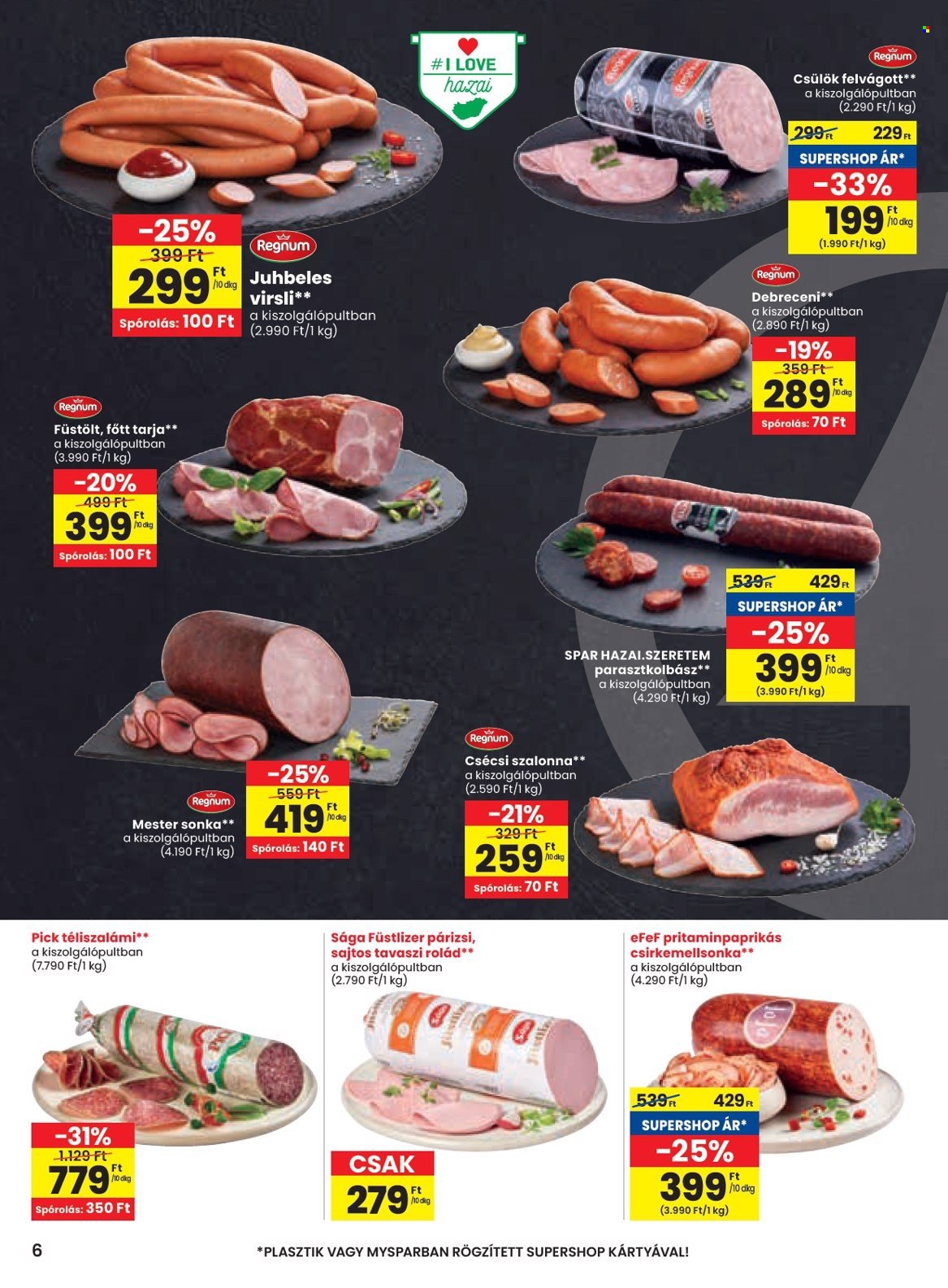 SPAR akciós újságok - 2024.10.03 - 2024.10.09. Oldal 6