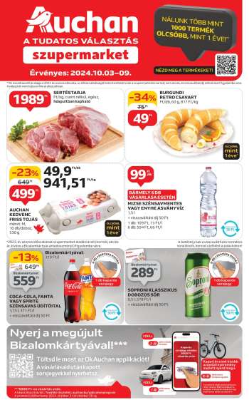 Újság Auchan - 2024.10.03 - 2024.10.09.