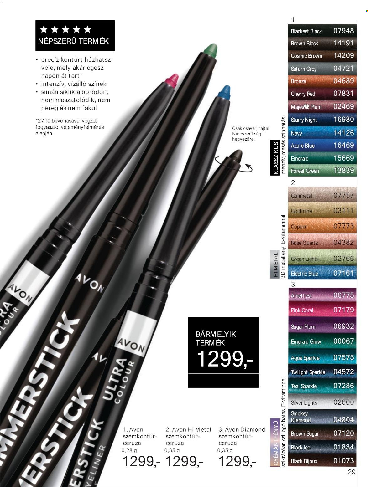 Avon akciós újságok - 2024.10.01 - 2024.10.31. Oldal 29