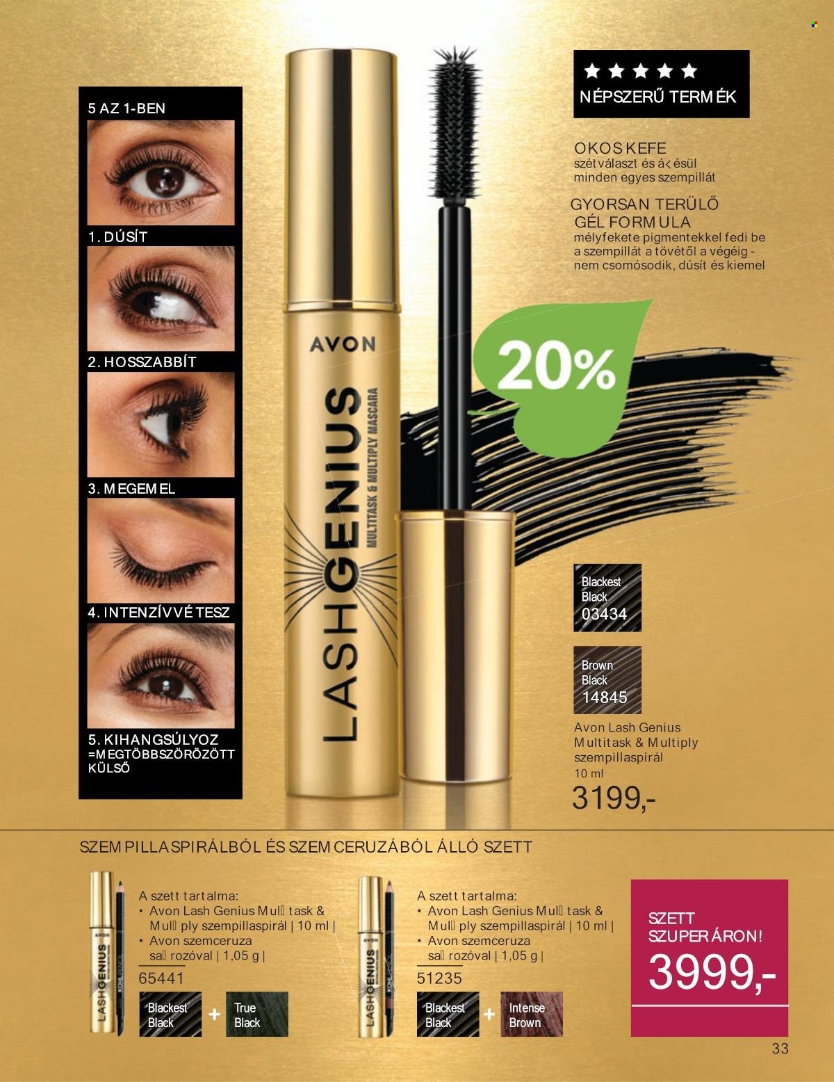 Avon akciós újságok - 2024.10.01 - 2024.10.31. Oldal 33