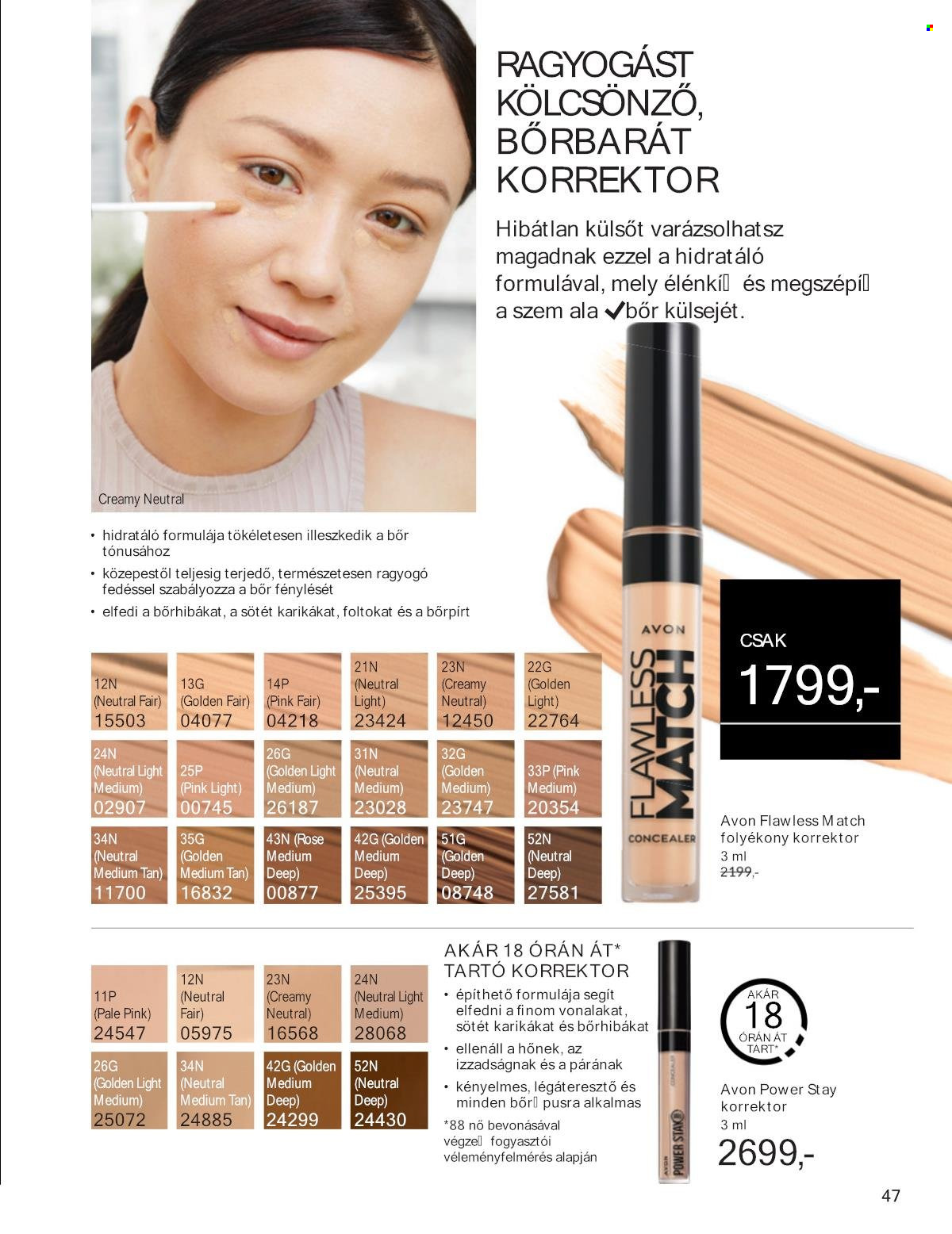 Avon akciós újságok - 2024.10.01 - 2024.10.31. Oldal 47