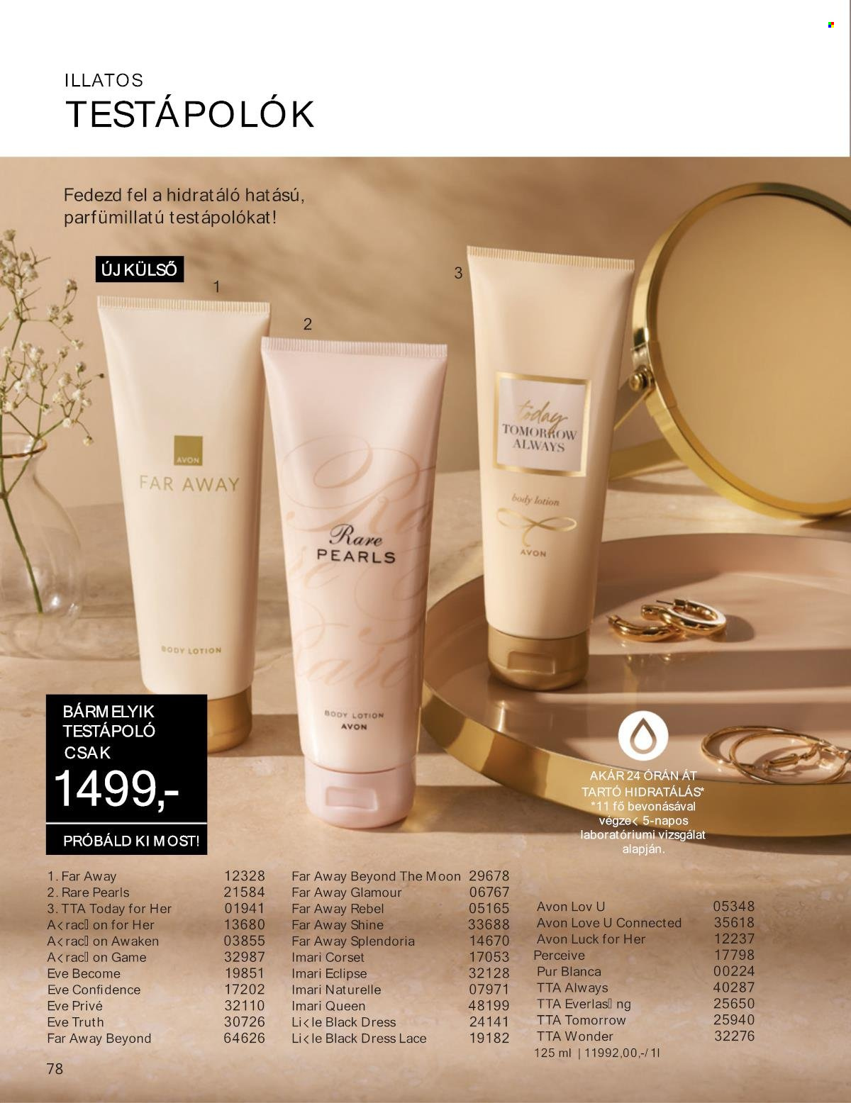 Avon akciós újságok - 2024.10.01 - 2024.10.31. Oldal 78