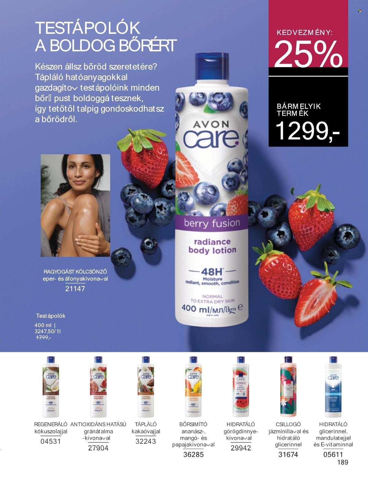 Avon akciós újságok - 2024.10.01 - 2024.10.31. Oldal 189