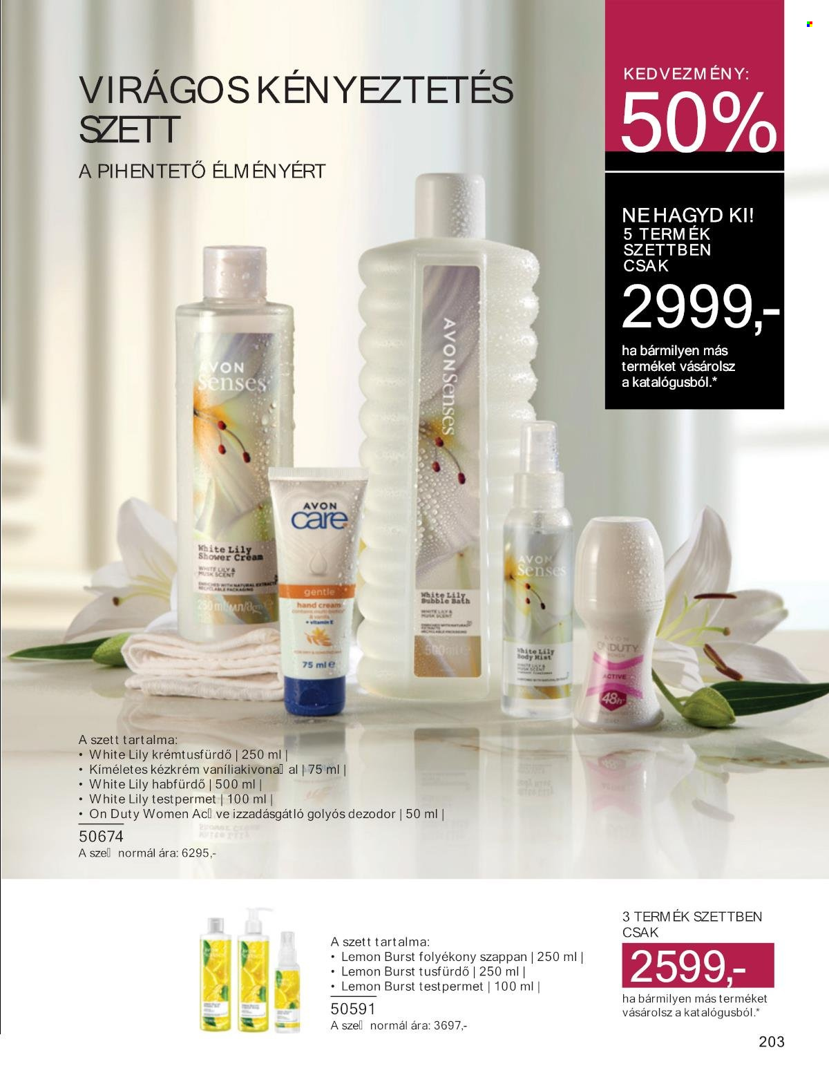 Avon akciós újságok - 2024.10.01 - 2024.10.31. Oldal 203