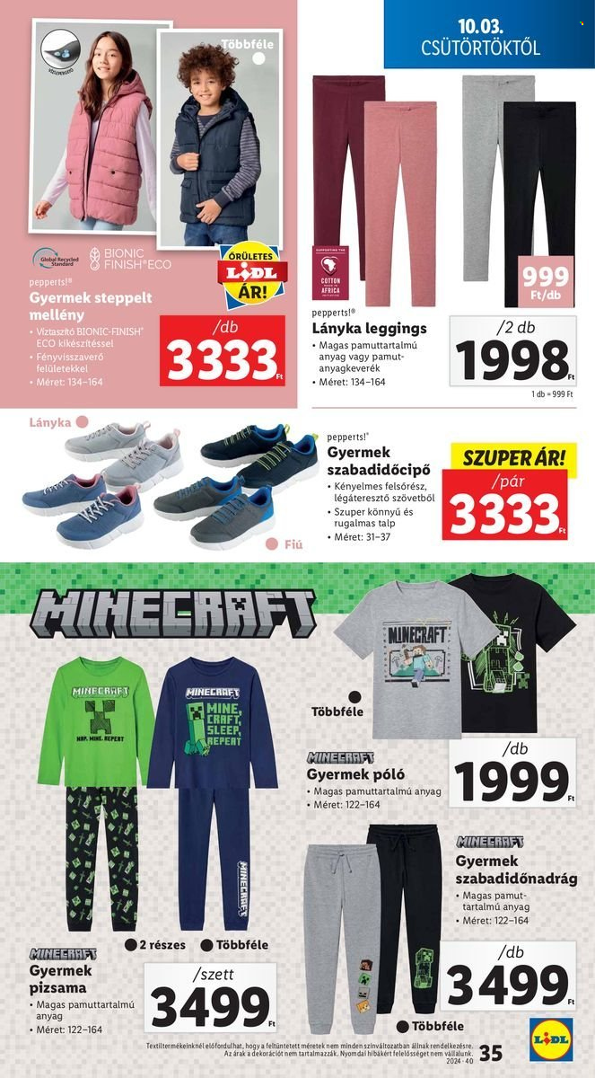 Lidl akciós újságok - 2024.10.03 - 2024.10.09. Oldal 35