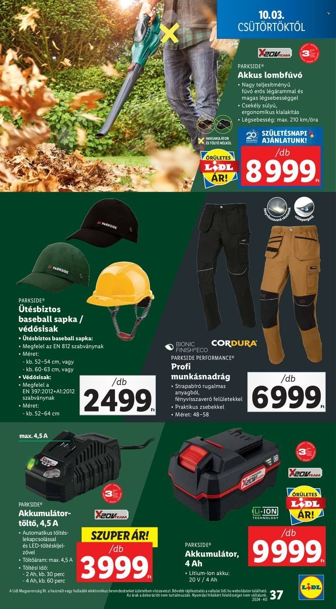 Lidl akciós újságok - 2024.10.03 - 2024.10.09. Oldal 37