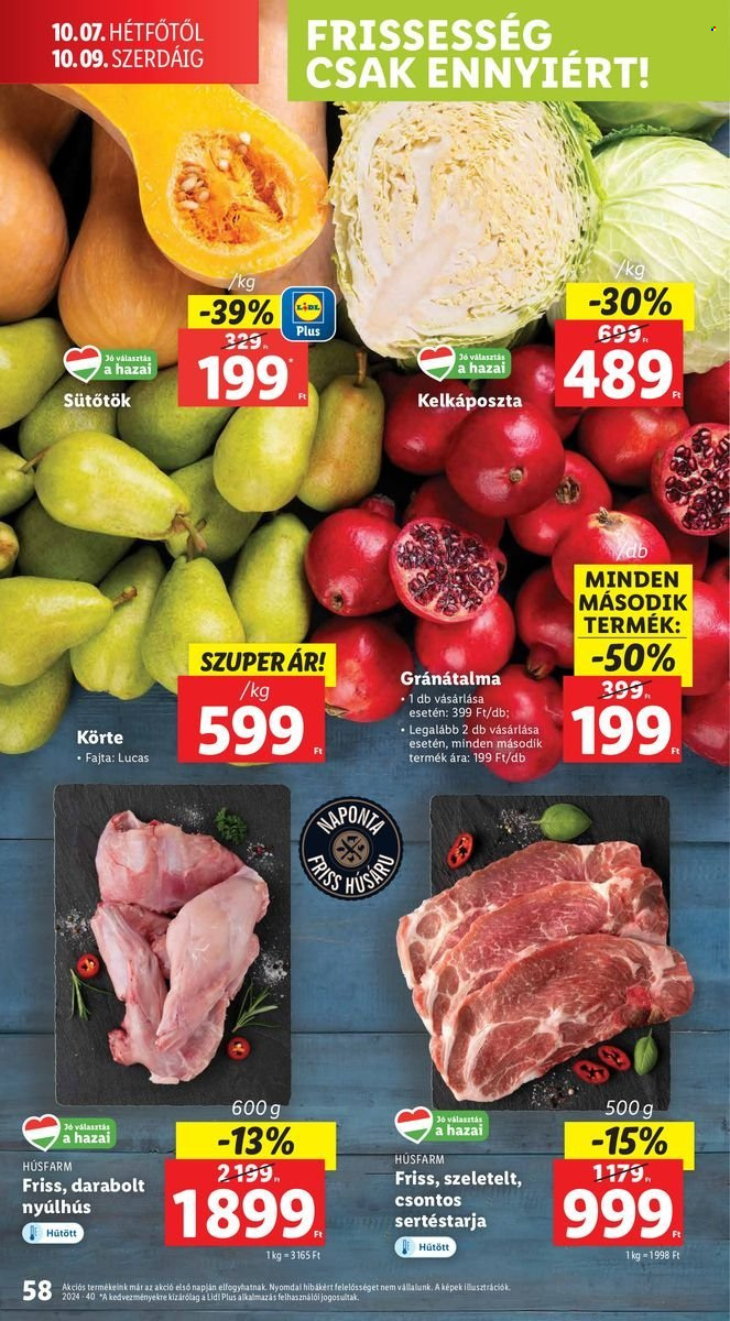 Lidl akciós újságok - 2024.10.03 - 2024.10.09. Oldal 58