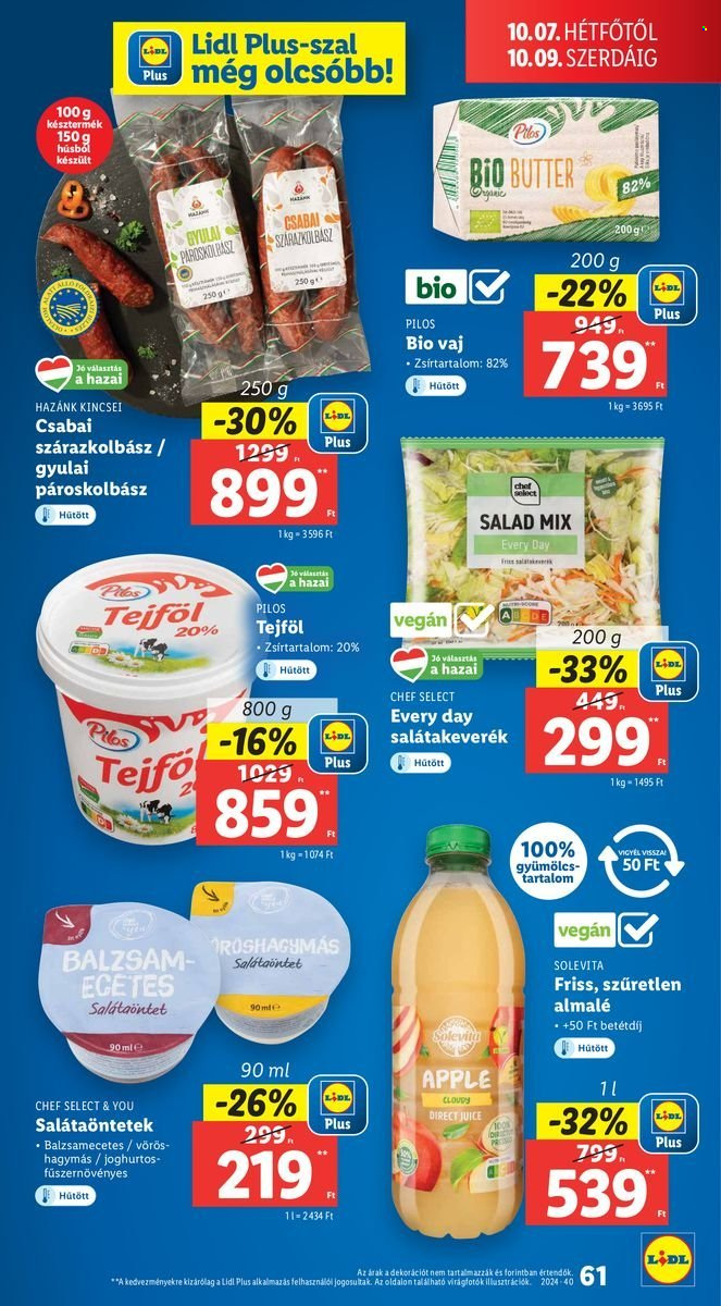 Lidl akciós újságok - 2024.10.03 - 2024.10.09. Oldal 61
