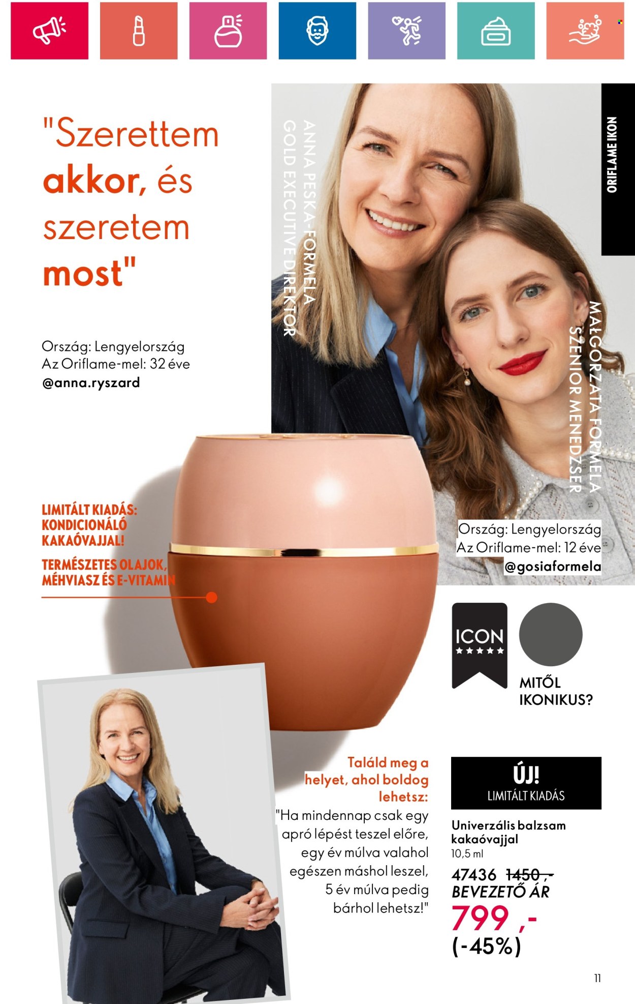 Oriflame akciós újságok - 2024.10.01 - 2024.10.19. Oldal 11