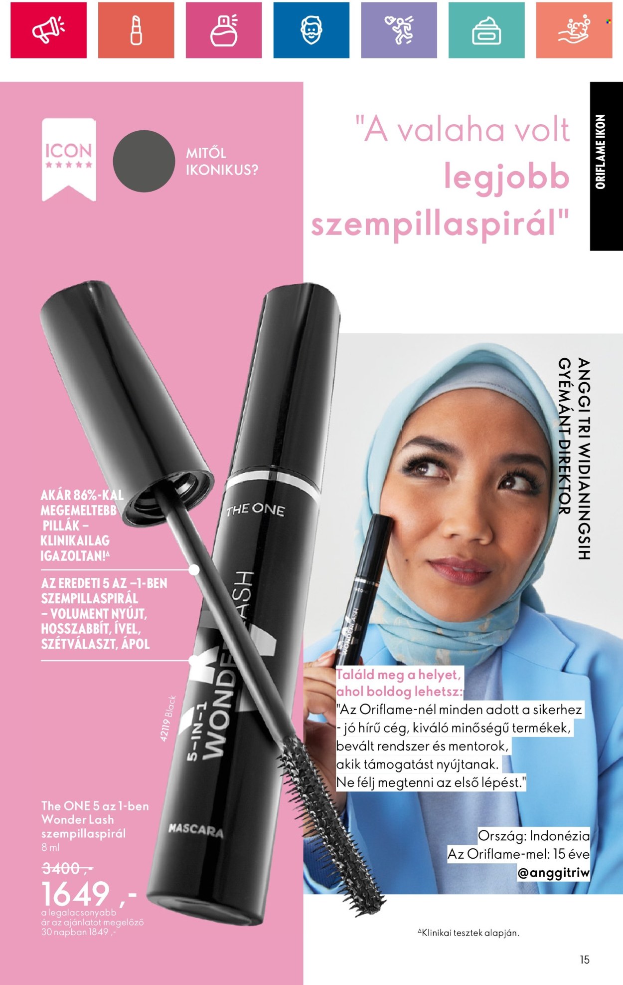 Oriflame akciós újságok - 2024.10.01 - 2024.10.19. Oldal 15