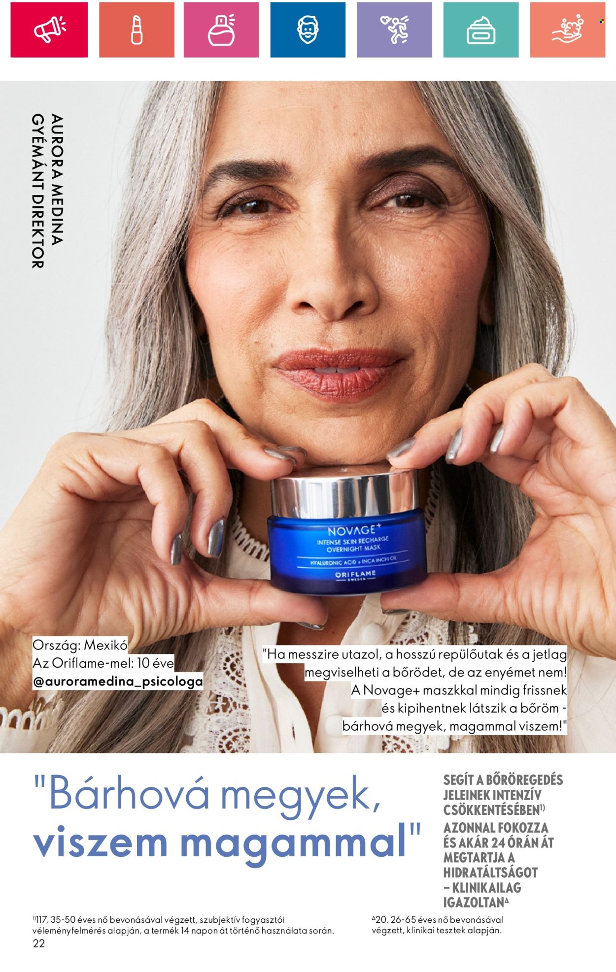 Oriflame akciós újságok - 2024.10.01 - 2024.10.19. Oldal 22