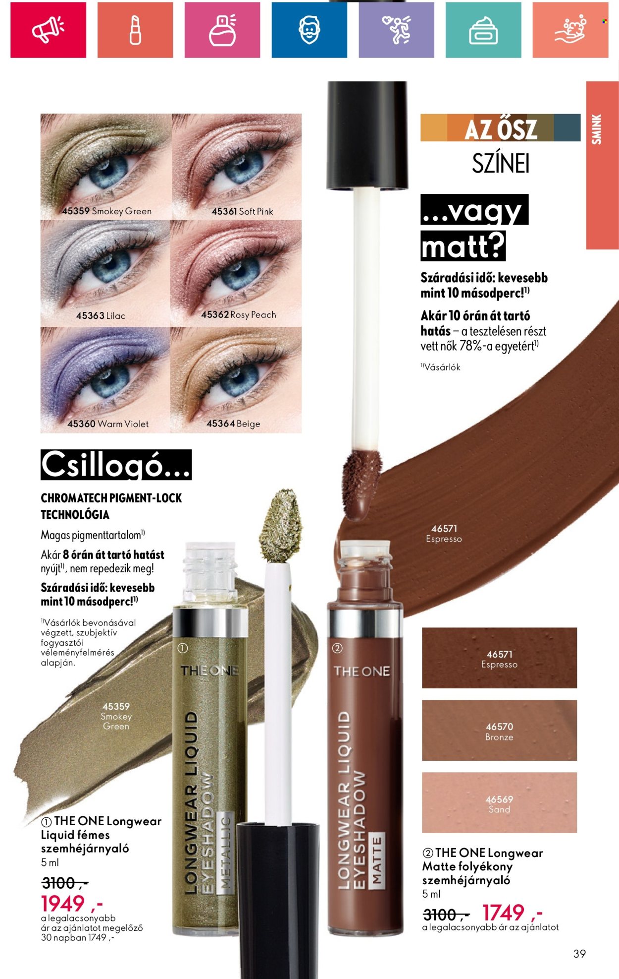 Oriflame akciós újságok - 2024.10.01 - 2024.10.19. Oldal 39