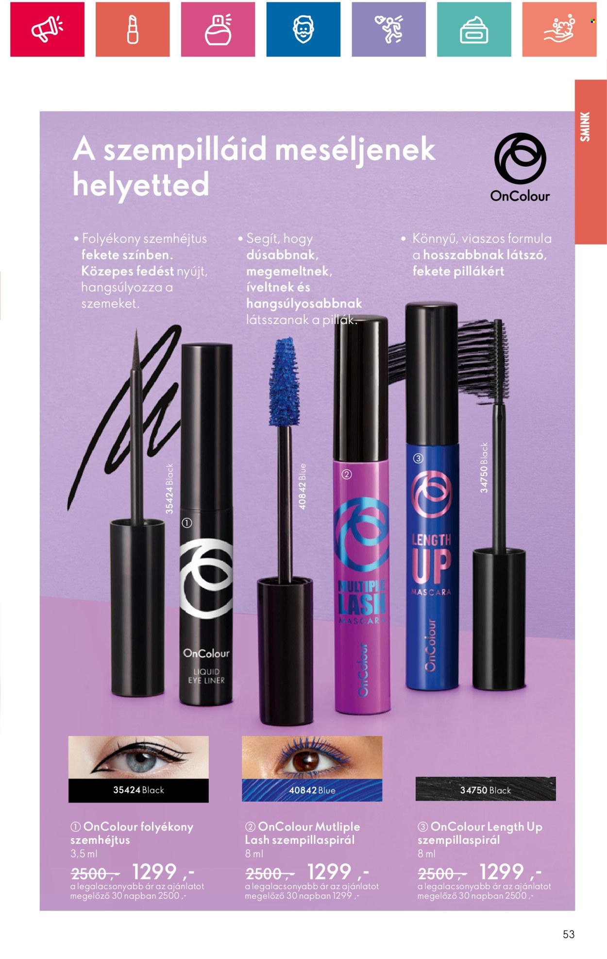 Oriflame akciós újságok - 2024.10.01 - 2024.10.19. Oldal 53